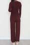 V-Neck Plum Thessaloniki Suit - 4