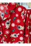 Babyaden Geyikli Valentine's Day Pajama Party Polyviscon Velvet Unisex Women's Children's Pajama Set - 2