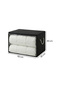 Black Oversized Pillow Quilt Sweater Cover with Window / 60X40X40 - 7