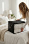 3 Pieces Black Windowed Large Size Pillow Quilt Sweater Storage Bag / 60X40X40 - 6