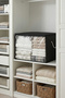 Black Oversized Pillow Quilt Sweater Cover with Window / 60X40X40 - 4