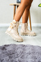 Teddy Bear Girl and Women's Boots Warm Furry Lining Winter Resistant Zippered and Thick Sole Model - 3