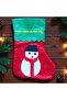 Small Size 23 cm Snowman Christmas Sock with Snowman Figure Sock New Year Decorations Snowman Sock - 3