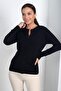 Women's Front Buttoned Cardigan - 2