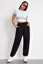Women's White Round Neck Half Sleeve Crop Top Blouse - 4