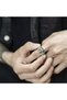 Resizable Minimalist Niche Men's Open End Ring Medieval Templar Vintage Shield Adjustable Size Ring - 7