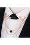 golden Christmas Retro Fashion Trend Deer Lapel Pin Men and Women Tie Shirt Suit Accessories Collar