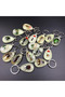 WHITE Creative Design 1PC Resin Insect Luminous Key Chain Noctilucent Scorpion Insect Specimen Penda - 3