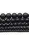 10mm approx 37pcs Black Frosted Matte Beads Round Loose Beads Natural Stone Beads for Jewelry Making - 8