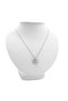 BLUE-60cm Personalized Fashion Christmas Ornaments Snowflake Crystal Necklace Frozen Square Crystal - 2