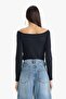 Black Women's Blouse G5701Ax/Bk81 - 5