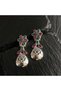 E1899-1 Retro Fashion Women's Bohemian Style Green Stone Earrings Pendant Earrings Personalized Part