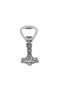 Silver Fashion Vintage Viking Thor's Hammer Bottle Opener Punk Stainless Steel Nordic Rune Corkscrew - 8