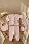 5-Piece Solid Color 100% Cotton Hospital Release Newborn Baby Set - 4