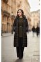 Women's Fur-Trimmed Hooded Long Puffer Coat – Winter Zippered - 3