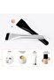 2Pcs Flat Foundation Brush - Silver & Silver - 6