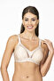 Women's Beige Minimizer Shaping / Sculpting Wire-Free Bra