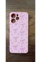 Redmi 12 Premium Silicone Launch Phone Case with Ribbon/Bow Printed on the Inside and Velvet Inside