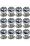 Modern Furniture Handle Knobs (12, Metal Chrome Ball)