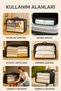 Set of 5 Large Volume Storage Bags 42X53X20 – Quilt, Blanket, Clothes Storage Bag - 8