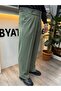 Men's Italian Cut High Waist Fabric Trousers - 2