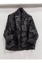 Women's Black Italian Floral Patterned Cotton O Oversized Quilted Kimono & Kaftan - 3