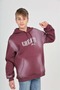 Boy's Relax Fit Hooded Pocket Printed Sweatshirt - 5