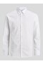 Men's Shirt, Cotton Blend, Slim Fit, White - 8