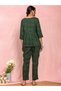 Women Viscose Polka Dot Print Top and Pants Co-Ords - 6