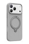 iPhone 17 Pro & 18 Pro Case Premium Leather Suede Cover with Magsafe Ring - 3
