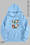 Unisex Hoodie Long Sleeve Snoopy Christmas Printed Hooded Fleece-Lined Oversized Cotton Sweatshirt - 7