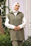 Khaki Corded Fabric Vest Tunic Trouser Triple Set - 5