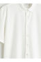 Ecru Regular Fit Men's Shirt from Plus-Store - 2