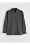 Gray Comfortable Fit Gabardine Men's Shirt