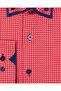 Slim Fit Men's Shirt with Red Design Detail - 6