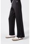 Straight Hem Pants Women's Black Trousers - 118374-Kk001 - 5