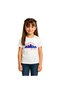 Happy New Year Kids Girls T-Shirt with Abu Dhabi Design - Round Neck Short Sleeve Cotton Tshirt