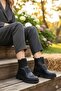 1016 Comfortable Warm Lining Non-Slip Sole Genuine Leather Women's Boots - 2