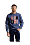Füme Baskılı Sweatshirt - 2