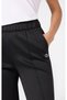 Straight Hem Pants Women's Black Trousers - 118374-Kk001 - 4