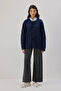Tricot Cardigan with Bow Detail - 5