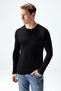 0550 Men's Single Black Color 100% Cotton T-Shirt