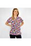 Unisex Cheerful Mod Patterned Stretch Fabric Nurse Doctor Surgical Scrubs Uniform Set - 7