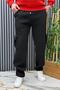 Men's 3 Thread Ş Fleece-Lined K Cargo Pocket Baggy Sweatpants - 3