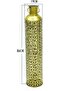 Hand Made Long Candle Holder Pot Shaped Antique Metal Flower Vase - 3 Tea Light, 86cm - 2