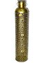 Hand Made Long Candle Holder Pot Shaped Antique Metal Flower Vase - 3 Tea Light, 86cm - 5