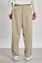 Men's Trousers with Pleated Detail on the Front - Stone - 5