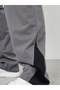 Men Grey Straight Fit Badge Detail Joggers - 4