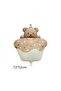 Age-Themed Retro Teddy Bear Cake 3-Piece Heart-Shaped Birthday Balloon Set - 3