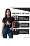 Christmas Adult Women's T-Shirt with Fun Christmas Design - Christmas Parties and Gift Giving - 4